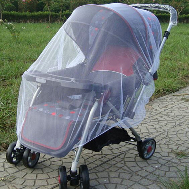 Baby Stroller Pushchair Mosquito Insect Shield Net Safe Infants Protection Mesh Stroller Accessories Mosquito Net 150cm